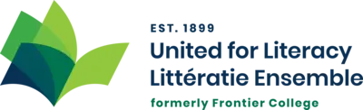 United for Literacy logo with open book graphic